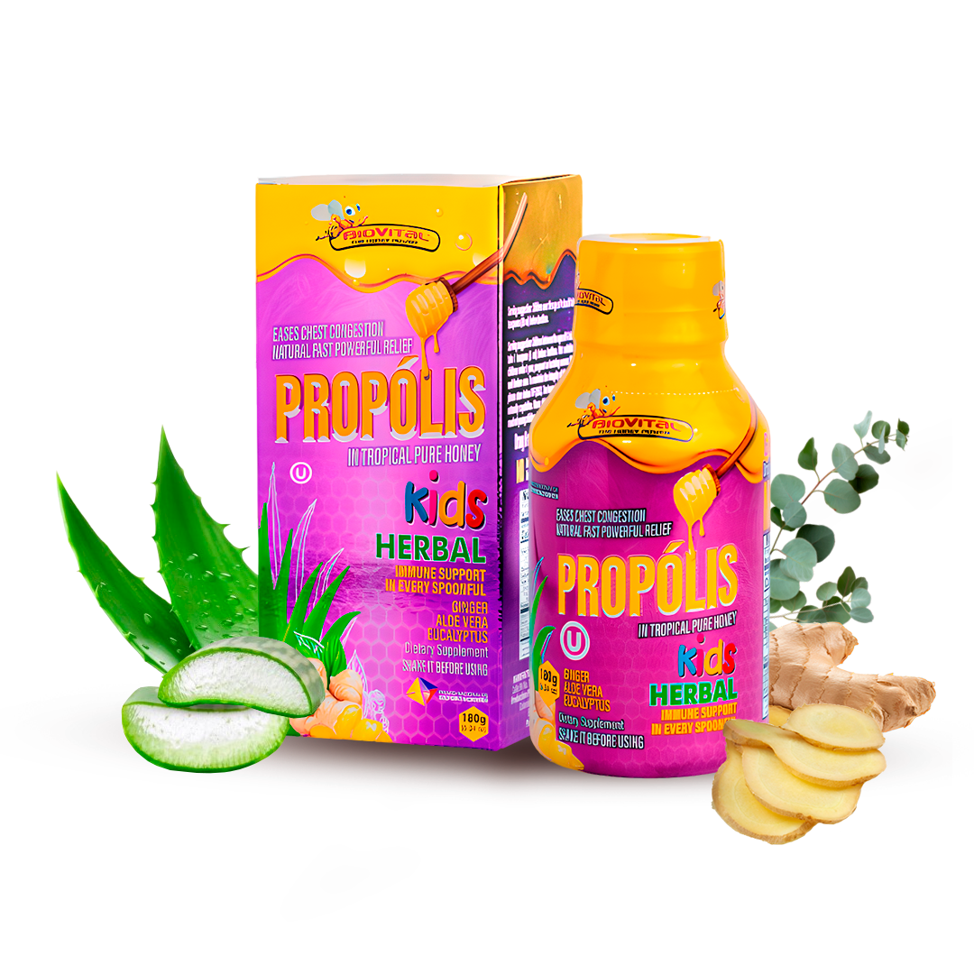 Propóleo Biovital Miel Tropical Pura  Kids x 180g